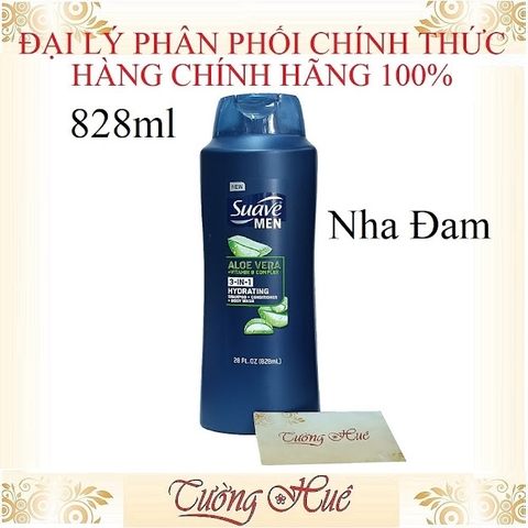 Sữa Tắm Gội Xả Cho Nam Suave Men 3in1 - 828ml ( Có lựa chọn )