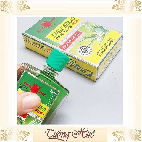 Dầu Khuynh Diệp Eagle Brand Plus+ Chống Muỗi 8 Tiếng - 25ml