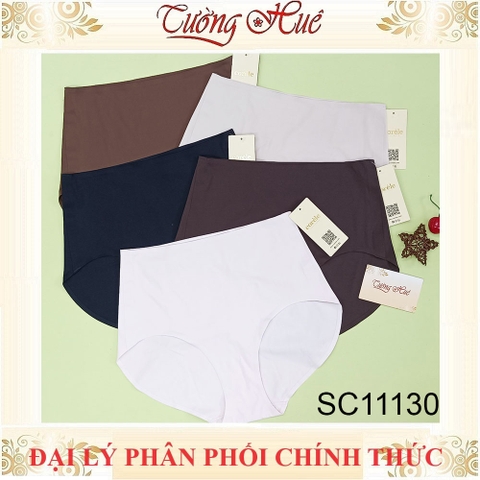 Quần lót nữ Corèle V SC11130 Lưng Cao Chất Su Không Viền May (FORM QUẦN LỚN)