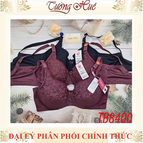 ÁO LÓT THÁI LAN CAO CẤP ONONO TB8400 ÁO CÓ GỌNG MÚT ÉP MỎNG SIZE TO 3 MÓC CÀI