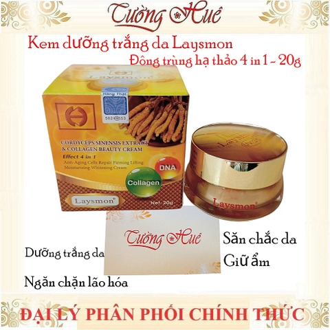 Kem dưỡng trắng da Laysmon Đông trùng hạ thảo UV/35 4in1 - 20g