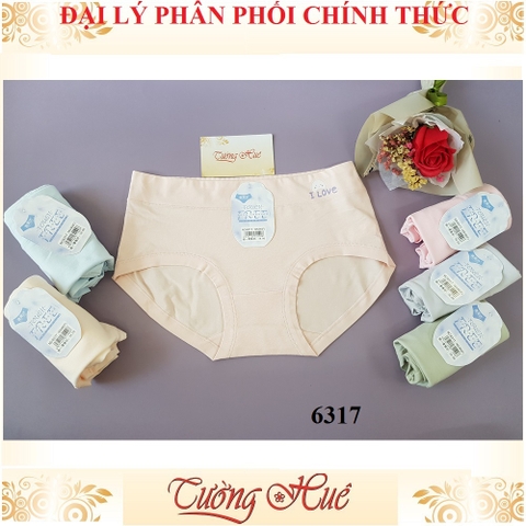 Quần lót nữ Aomeijiao 6317 cotton hoạt hình freesize MÀU NGẪU NHIÊN.