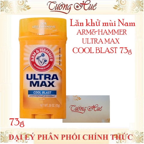 Lăn khử mùi Nam ARM&HAMMER ULTRA MAX COOL BLAST 73g