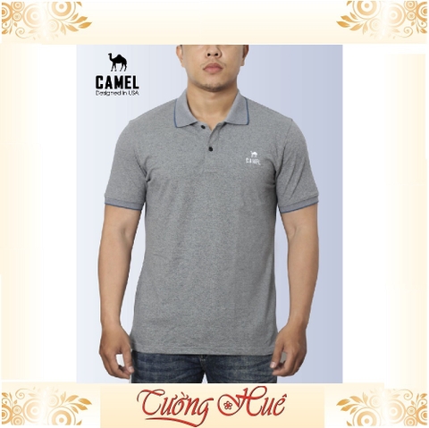 Áo thun thời trang nam cao cấp Camel CMA007 áo có cổ tay ngắn.