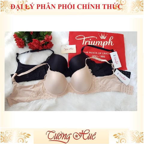 Áo lót nữ Triumph Comfort Touch WHP Có Gọng Trơn Cúp Nguyên Mút Mỏng Lưng Bảng To.