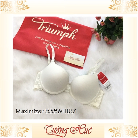 SALE SALE SALE - Áo lót nữ Triumph Maximizer 538 WHU01 áo ngực trơn lưng ren.