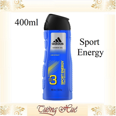 [HàngChínhHãng]Tắm Gội Rửa Mặt Adidas Dành Cho Nam Nhiều Mùi - 400ml