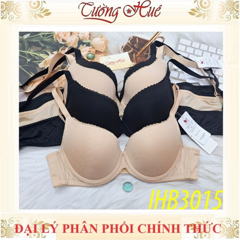 Áo Lót Nữ Wacoal IHB3015 Có Gọng Nâng Vừa Cúp 3/4 Mút Đúc Mỏng
