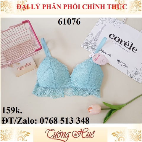 Áo bra Marguerite 61076 bra ren, cúp tam giác không gọng.