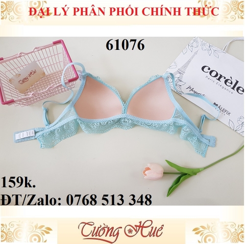 Áo bra Marguerite 61076 bra ren, cúp tam giác không gọng.