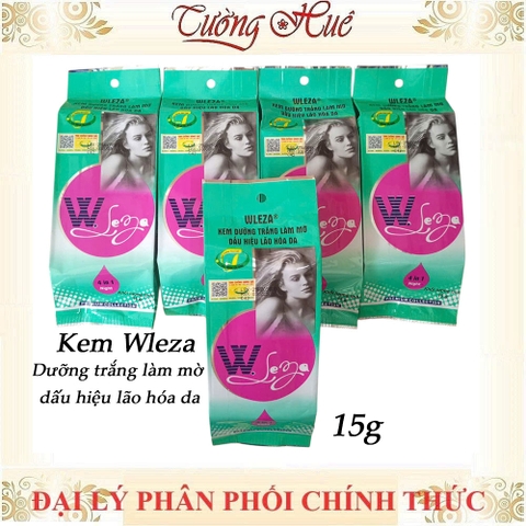 Kem Wleza Dưỡng Trắng Làm Mờ Dấu Hiệu Lão Hóa Da - 15g