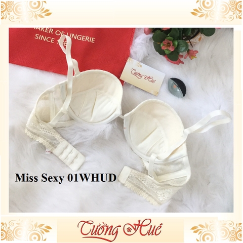 SALE SALE SALE - Áo lót nữ Triumph Miss Sexy 01 WHUD cúp ngang lưng ren.