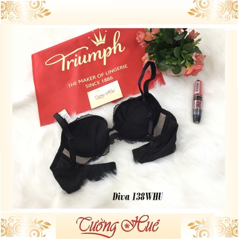 SALE SALE SALE - Áo lót nữ Triumph Diva 138 WHU áo ngực ren lưng bảng to.