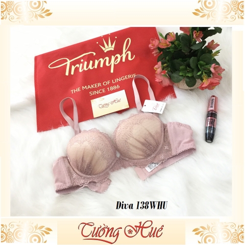 SALE SALE SALE - Áo lót nữ Triumph Diva 138 WHU áo ngực ren lưng bảng to.