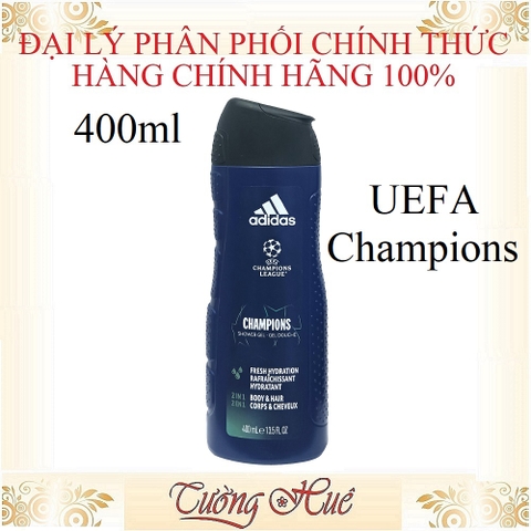 [HàngChínhHãng]Tắm Gội Rửa Mặt Adidas Dành Cho Nam Nhiều Mùi - 400ml