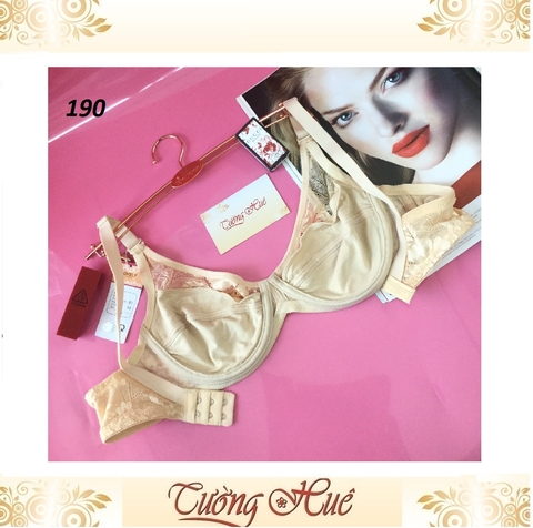 Áo lót nữ Lovely 190 V sâu ren lưới không mút có gọng.