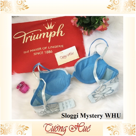 SALE SALE SALE - Áo lót nữ Triumph Sloggi Mystery WHU xẻ v sâu dây mảnh tẻ đôi.