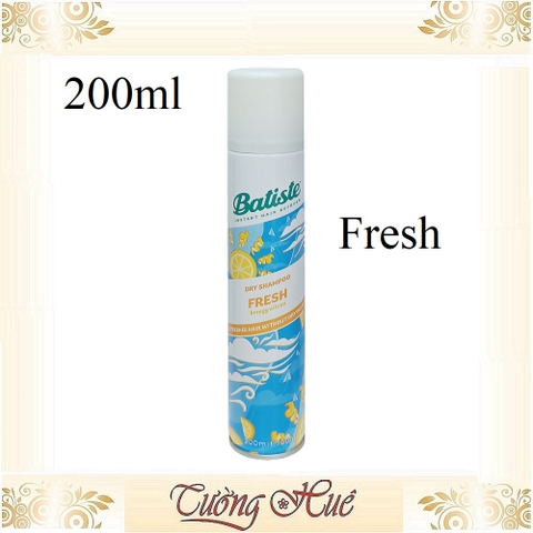 Dầu gội khô Batiste Instant Hair Refresh Dry Shampoo - 200ml