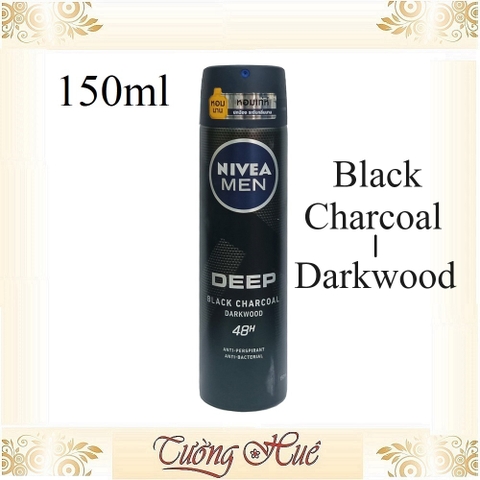 Xịt Khử Mùi Nam Nivea Men 48H Deodorant & Anti-Perspirant Nhiều Mùi - 150ml