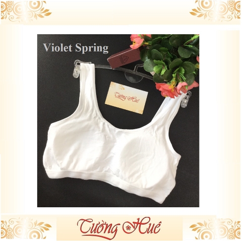 Áo lá Violet Spring dạng áo lá học sinh.