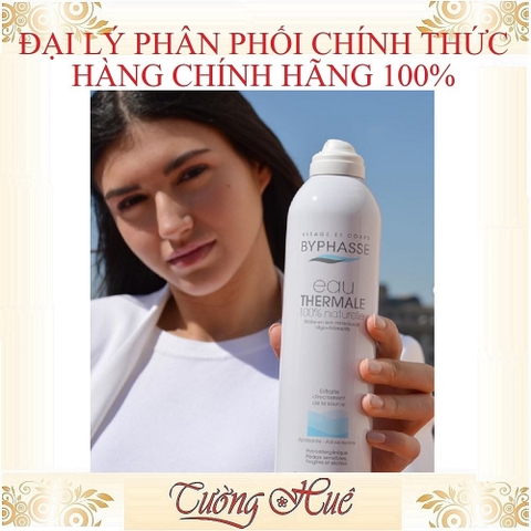 Xịt Khoáng Giữ Ẩm BYPHASSE Eau Thermale 100% Naturelle - 300ml