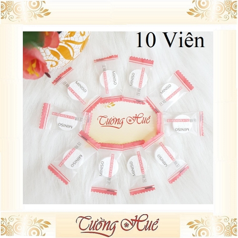Bịch mặt nạ nén Miniso Japan - 100 Viên/Bịch