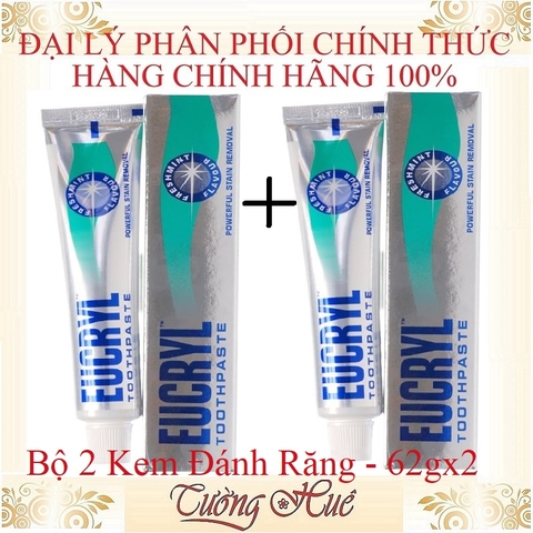 Bột và Kem Đánh Răng Eucryl ( Có lựa chọn )