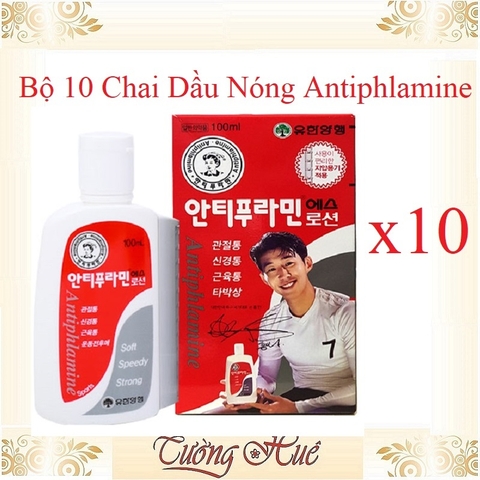 Dầu Nóng Xoa Bóp Hàn Quốc Antiphlamine - 100ml.