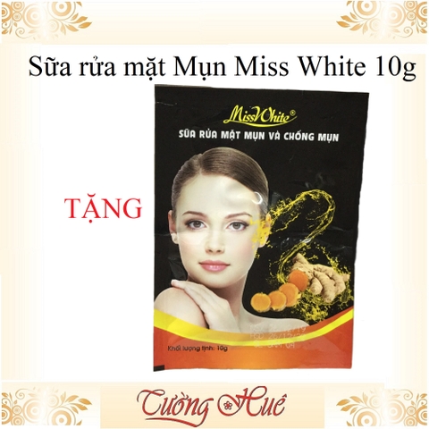 Kem Mụn và Thâm MissWhite - 12g ( Tặng 1 Sữa rửa mặt Mụn và Chống mụn MissWhite - 10g )