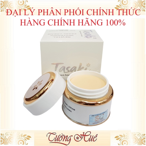 Kem Tasaki Dưỡng Trắng Da Ngọc Trai - Tổ Yến - Collagen - 20g - Trắng