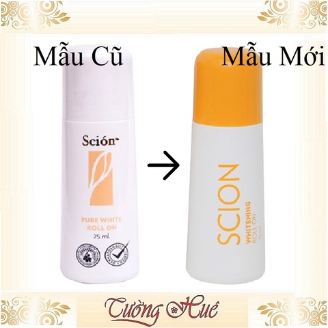 Lăn Khử Mùi Sción Pure White Roll On - 75ml.