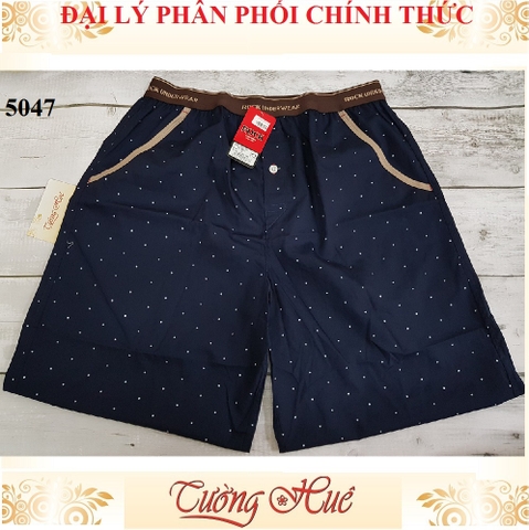 Quần đùi nam Rock QA 5047 họa tiết hoa lá lưng bảng to có túi trước.