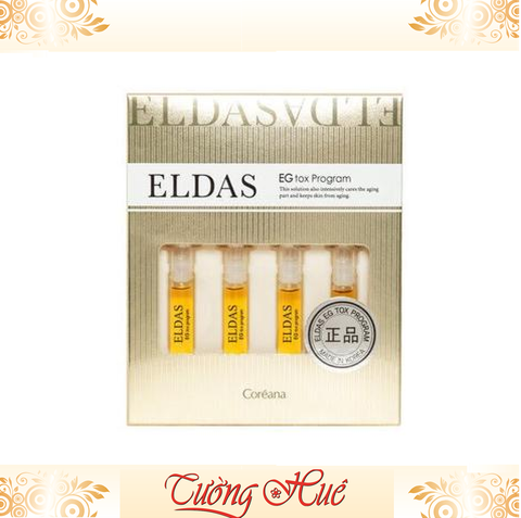 Set 4 Ống Tế Bào Gốc Hàn Quốc Eldas EG tox Program.