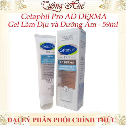 Gel Cetaphil Pro AD Derma Làm Dịu Và Hỗ Trợ Giảm Ngứa Cho Da Chàm, Viêm Da Cơ Địa 59ml