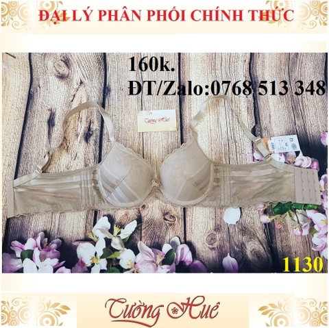 Áo lót nữ Lovely 1130 áo ngực ren nâng lưng bảng to 4 nức cài.