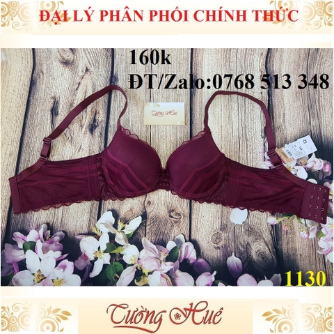 Áo lót nữ Lovely 1130 áo ngực ren nâng lưng bảng to 4 nức cài.