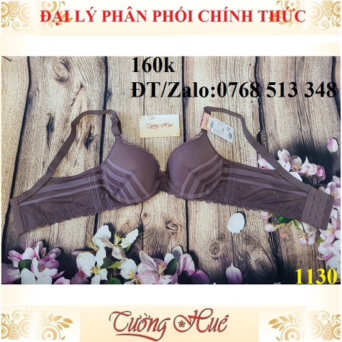 Áo lót nữ Lovely 1130 áo ngực ren nâng lưng bảng to 4 nức cài.