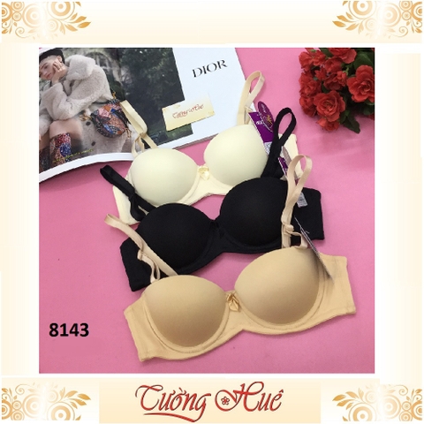 Áo Lót Nữ annie bra Có Gọng Trơn Mút Nâng 3cm 8143.