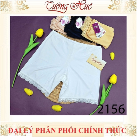 Quần đùi mặc váy Annie 2156 su lạnh ống chân phối ren.