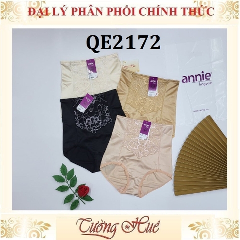 Quần ôm bụng annie QE2172 Trơn Phối Ren.