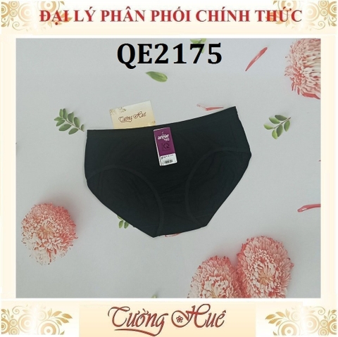 Quần lót nữ Annie QE2175 Trơn Cotton Lưng Vừa.