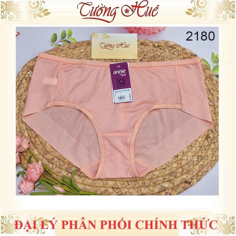 Quần Lót Nữ Thun Lạnh annie QE 2180 Cạp Vừa Viền Mông Không Đường May Đáy Nhỏ Thoáng Mát