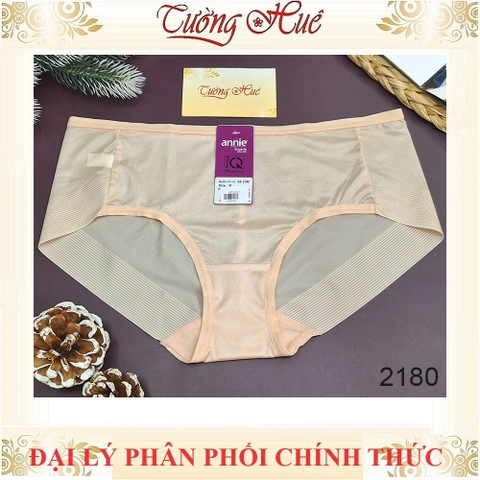 Quần Lót Nữ Thun Lạnh annie QE 2180 Cạp Vừa Viền Mông Không Đường May Đáy Nhỏ Thoáng Mát