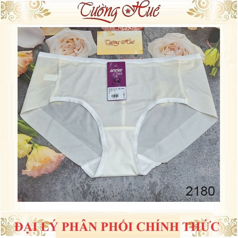 Quần Lót Nữ Thun Lạnh annie QE 2180 Cạp Vừa Viền Mông Không Đường May Đáy Nhỏ Thoáng Mát