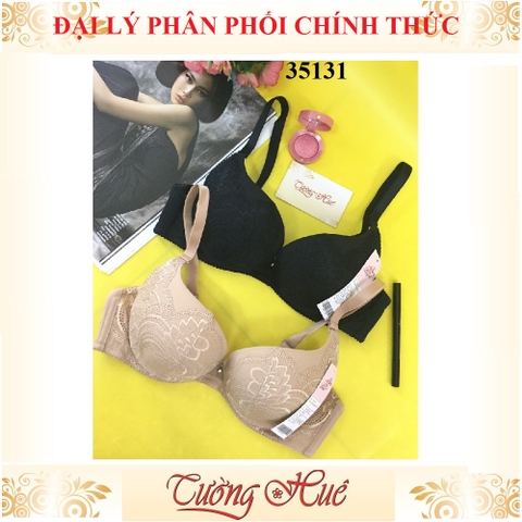 Áo lót nữ Bon Bon BV35131 mút dầy phối ren(4cm)