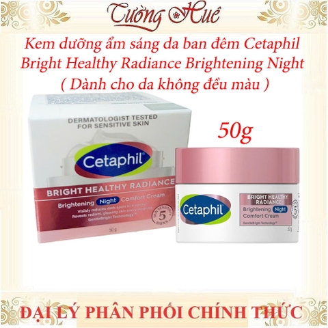Kem dưỡng ẩm sáng da ban đêm Cetaphil Bright Healthy Radiance Brightening Night - 50g