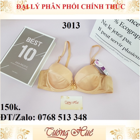 Áo lót nữ annie Bra 3013 trơn mút mỏng.