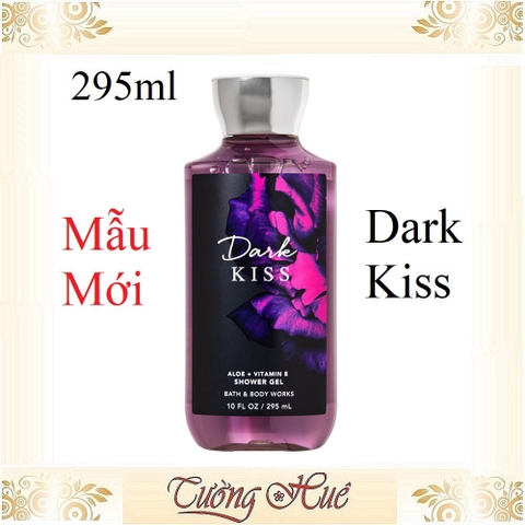 Gel tắm Bath & Body Works Dark Kiss Shea & Vitamin E Shower Gel - 295ml