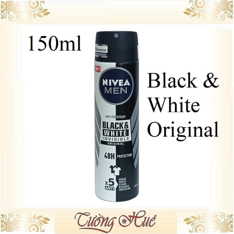 Xịt Khử Mùi Nam Nivea Men 48H Deodorant & Anti-Perspirant Nhiều Mùi - 150ml