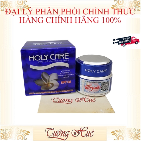 Kem Holy Care Dưỡng Trắng Da Mờ Nám - 20g - Xanh dương